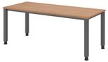 HAMMERBACHER höhenverstellbarer Schreibtisch VQS19/N/G nussbaum