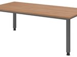 HAMMERBACHER höhenverstellbarer Schreibtisch VQS2E/N/G nussbaum
