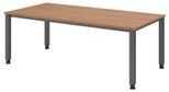 HAMMERBACHER höhenverstellbarer Schreibtisch VQS2E/N/G nussbaum