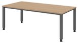 HAMMERBACHER höhenverstellbarer Schreibtisch VQS2E/E/G eiche