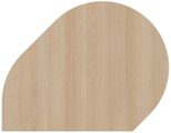 HAMMERBACHER Anbautisch höhenverstellbar VQA81/E/G eiche