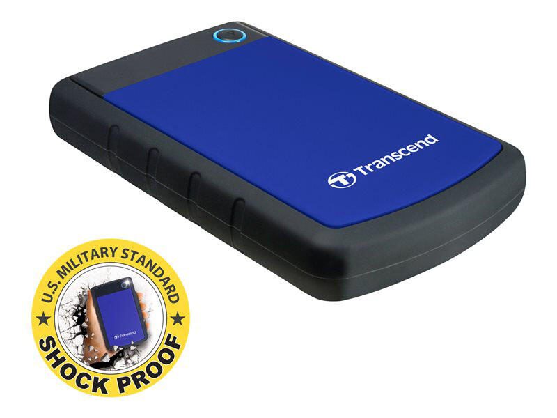 Transcend StoreJet 25H3B Externe Festplatte 2 TB, blau