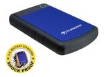 Transcend StoreJet 25H3B Externe Festplatte 2 TB, blau