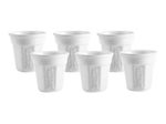 Bialetti Espressobecher-Set 6-tlg. - Porzellan - weiß