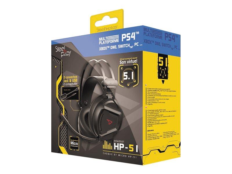 Steelplay Gaming-Headset HP-51 schwarz