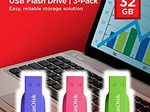 SanDisk Cruzer Blade USB-Stick 32 GB, 3-Pack