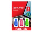 SanDisk Cruzer Blade USB-Stick 32 GB, 3-Pack