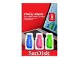 SanDisk Cruzer Blade USB-Stick 32 GB, 3-Pack