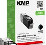 KMP Druckerpatrone C89 schwarz kompatibel zu Canon PGI-550 XL PGBK