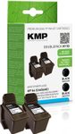 KMP Druckerpatronen H11D schwarz kompatibel zu HP 2x 56 (C9502AE)