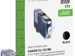 KMP Druckerpatrone C73 schwarz kompatibel zu Canon CLI-521 BK