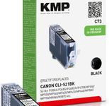 KMP Druckerpatrone C73 schwarz kompatibel zu Canon CLI-521 BK