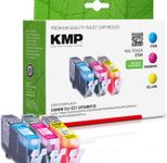 KMP Druckerpatronen C74V cyan, magenta, gelb kompatibel zu Canon CLI-521 C/M/Y, 3er-Set