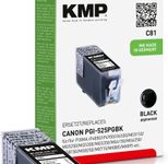 KMP Druckerpatrone C81 schwarz kompatibel zu Canon PGI-525 BK
