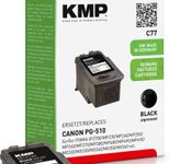 KMP Druckkopf C77 schwarz kompatibel zu Canon PG-510