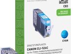 KMP Druckerpatrone C83 cyan kompatibel zu Canon CLI-526 C