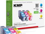 KMP Druckerpatronen C83V cyan, magenta, gelb kompatibel zu Canon CLI-526 C/M/Y, 3er-Set