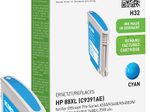 KMP Druckerpatrone H32 cyan kompatibel zu HP 88XL (C9391AE)