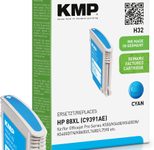 KMP Druckerpatrone H32 cyan kompatibel zu HP 88XL (C9391AE)