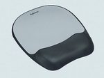 Fellowes Mousepad mit Handgelenkauflage Memory Foam silber