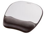 Fellowes Mousepad mit Handgelenkauflage Memory Foam silber