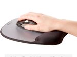 Fellowes Mousepad mit Handgelenkauflage Memory Foam silber