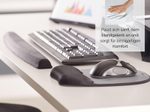 Fellowes Mousepad mit Handgelenkauflage Memory Foam silber