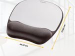 Fellowes Mousepad mit Handgelenkauflage Memory Foam silber