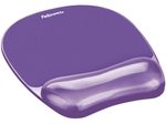 Fellowes Mousepad mit Handgelenkauflage Crystals Gel violett