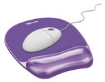 Fellowes Mousepad mit Handgelenkauflage Crystals Gel violett