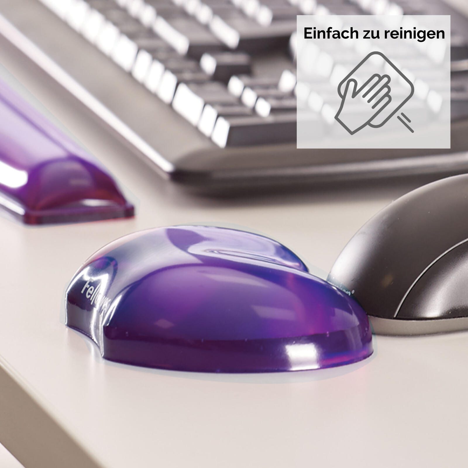 Fellowes Handballenauflage Crystals Gel lila