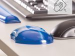 Fellowes Handballenauflage Crystals Gel blau