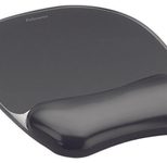 Fellowes Mousepad mit Handgelenkauflage Crystals Gel schwarz