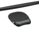 Fellowes Mousepad mit Handgelenkauflage Crystals Gel schwarz