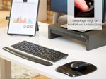 Fellowes Mousepad mit Handgelenkauflage Crystals Gel schwarz