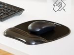 Fellowes Mousepad mit Handgelenkauflage Crystals Gel schwarz