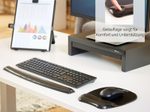 Fellowes Tastatur-Handballenauflage Crystals Gel schwarz