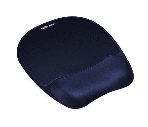 Fellowes Mousepad mit Handgelenkauflage Memory Foam dunkelblau