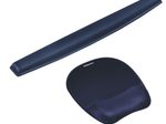Fellowes Mousepad mit Handgelenkauflage Memory Foam dunkelblau