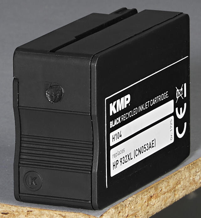 KMP Druckerpatrone H104 schwarz kompatibel zu HP 932XL (CN053AE)