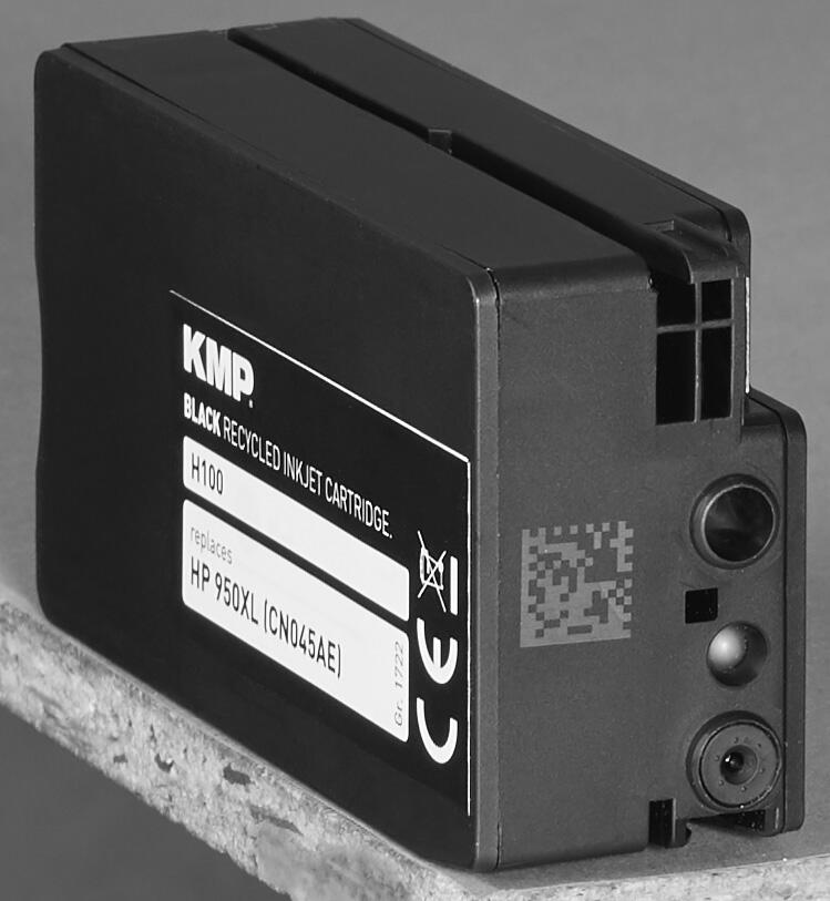 KMP Druckerpatrone H100 schwarz kompatibel zu HP 950XL (CN045AE)