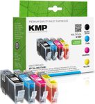 KMP Druckerpatronen H108V schwarz, cyan, magenta, gelb kompatibel zu HP 364 (N9J73AE), 4er-Set