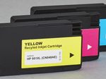 KMP Druckerpatronen H101V cyan, magenta, gelb kompatibel zu HP 951XL (CN046AE/CN047AE/CN048AE), 3er-Set