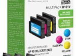 KMP Druckerpatronen H101V cyan, magenta, gelb kompatibel zu HP 951XL (CN046AE/CN047AE/CN048AE), 3er-Set