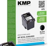 KMP Druckerpatrone H75 schwarz kompatibel zu HP 301XL (CH563EE)