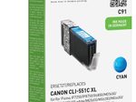 KMP Druckerpatrone C91 cyan kompatibel zu Canon CLI-551 XL C