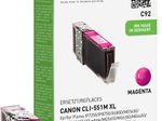 KMP Druckerpatrone C92 magenta kompatibel zu Canon CLI-551 XL M