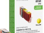 KMP Druckerpatrone C93 gelb kompatibel zu Canon CLI-551 XL Y