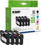 KMP Druckerpatronen E141V schwarz, cyan, magenta, gelb kompatibel zu EPSON 16XL / T1636XL, 4er-Set