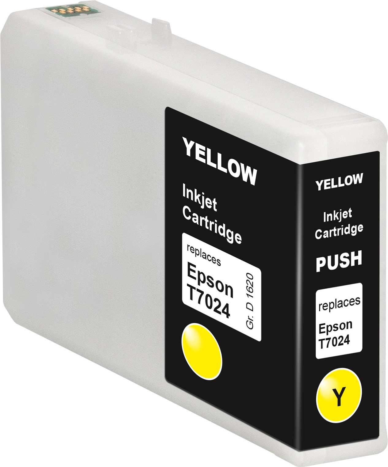 KMP Druckerpatrone E136 gelb kompatibel zu EPSON T7024XL